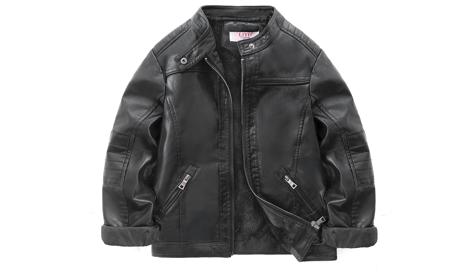 Amazon.com: LJYH Boys Winter Motorcycle Faux Leather Jackets
